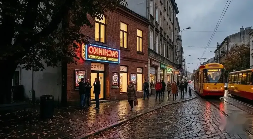 Podświetlany automat w strefie Neo-Row